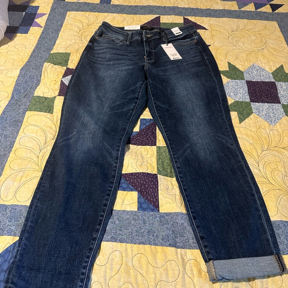 Judy Blue Dark Indigo Straight Leg Jeans